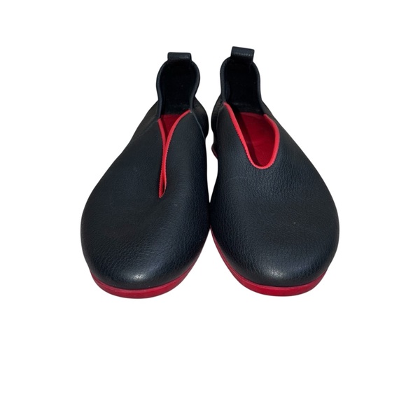 Arche Piassy Leather Demi Wedge Flat in Black Size 37 US 6 - Picture 3 of 6